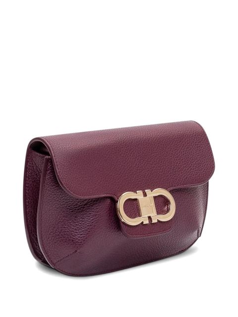 Ferragamo Lizzy buckle shoulder bag - Purple