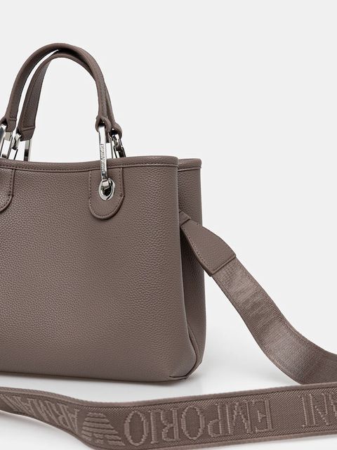 Emporio Armani torebka kolor brązowy EW000361 AF12036