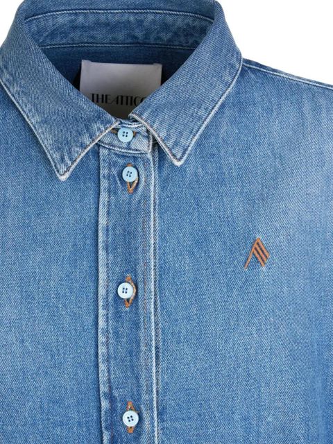 The Attico Diana denim shirt - Blue