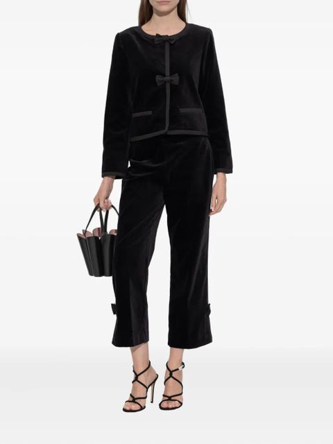 Posse Quincy bow-detail jacket - Black - zdjęcie produktu nr 2