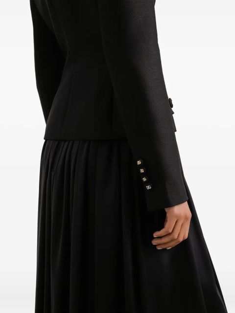 Dolce & Gabbana DNA embellished button-up jacket - Black