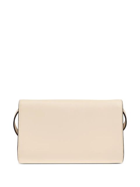 Marni logo-debossed shoulder bag - Neutrals