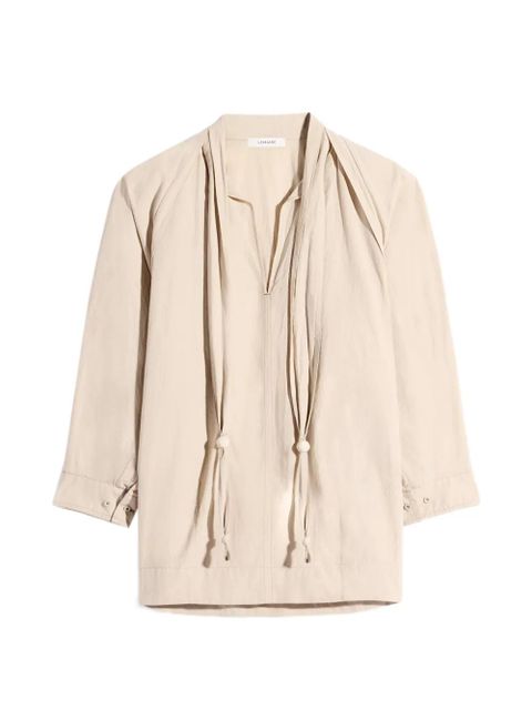 LEMAIRE scarf blouse - Neutrals - zdjęcie produktu nr 1