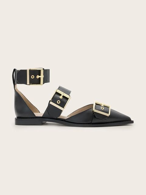 AllSaints baleriny skórzane Sutton Shoe - zdjęcie produktu nr 1