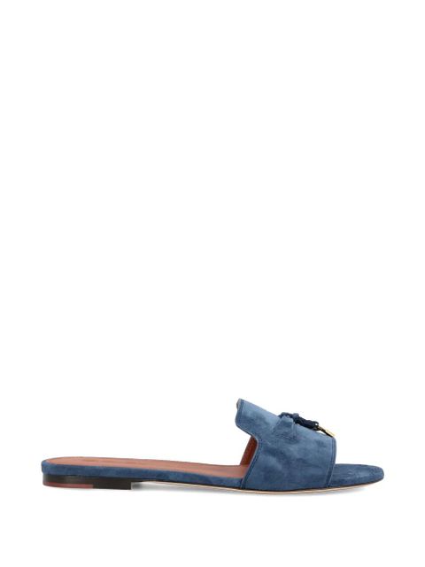 Loro Piana knot-detail sandals - Blue - zdjęcie produktu nr 1
