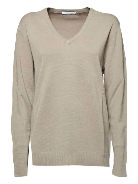 Max Mara V-neck sweater - Neutrals - zdjęcie produktu nr 1