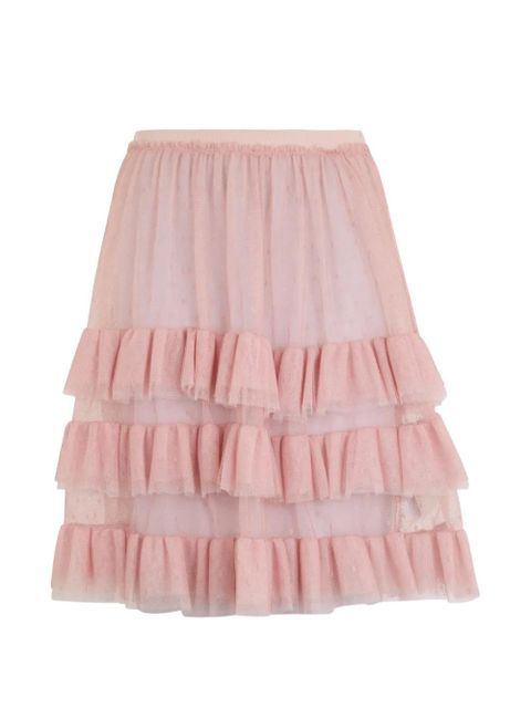 Valentino Garavani ruffled midi skirt - Pink - zdjęcie produktu nr 1