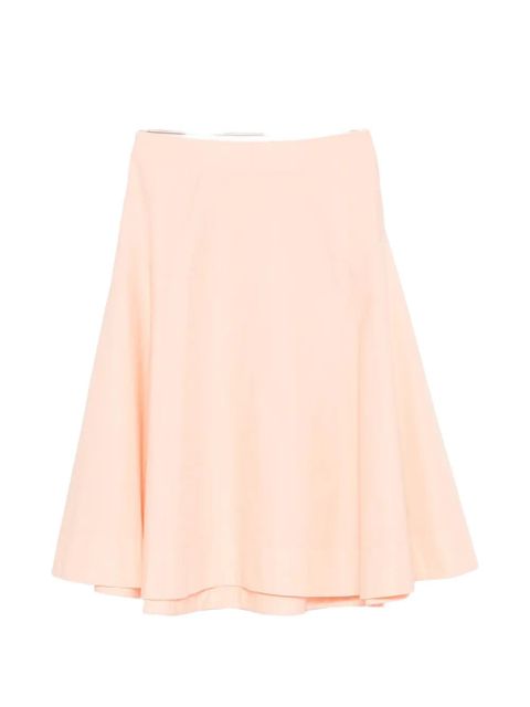 KHAITE Artin panelled midi skirt - Pink - zdjęcie produktu nr 1