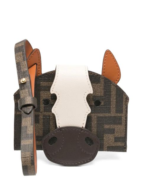 FENDI monogram animal wallet - Brown - zdjęcie produktu nr 1