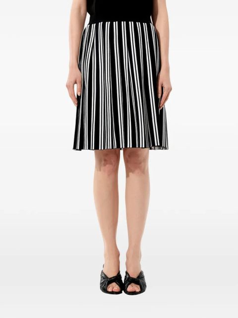 Balenciaga striped pleat skirt - Black - zdjęcie produktu nr 1