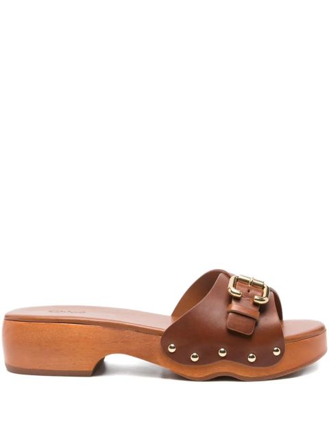 Chloé 40mm Jeanette slip-on sandals - Brown - zdjęcie produktu nr 1