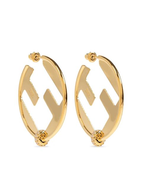 FENDI FF-motif embellished earrings - Gold - zdjęcie produktu nr 1