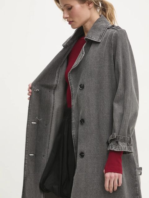 Answear.LAB płaszcz jeansowy