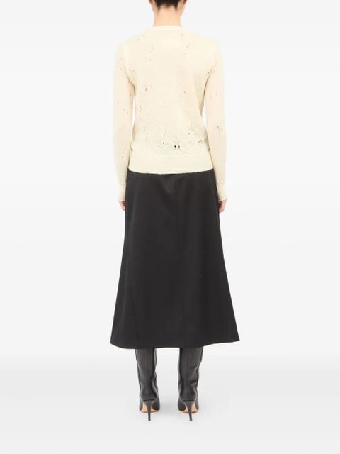 MM6 Maison Margiela button-up cardigan - Neutrals
