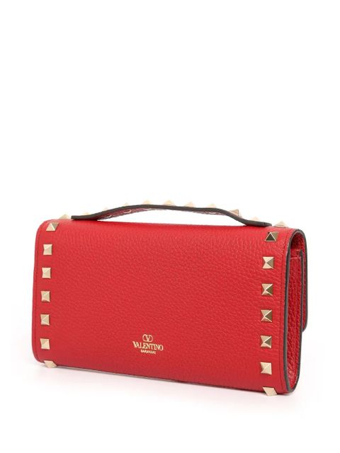 Valentino Garavani Rockstud clutch bag - Red