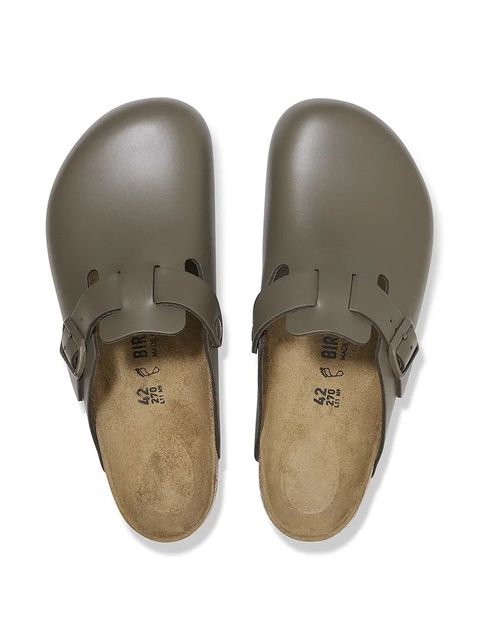 Birkenstock klapki skórzane Boston - zdjęcie produktu nr 2