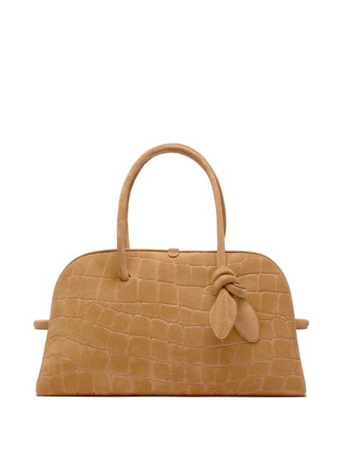 Jacquemus knotted reptile-effect tote bag - Neutrals - zdjęcie produktu nr 1