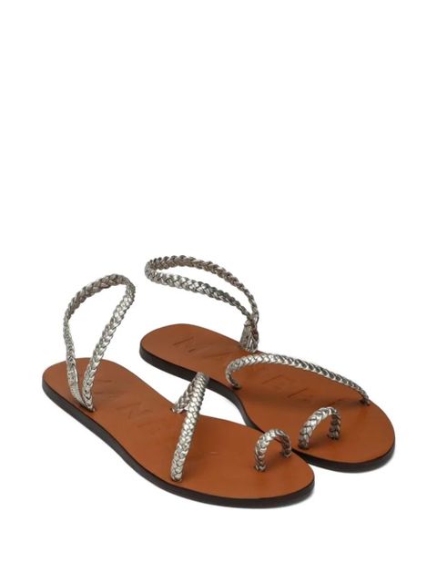 Manebi Canyon leather sandals - Grey - zdjęcie produktu nr 1