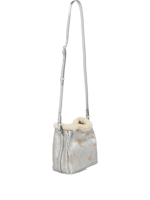 Gucci small GG Emblem bucket bag - Silver - zdjęcie produktu nr 1