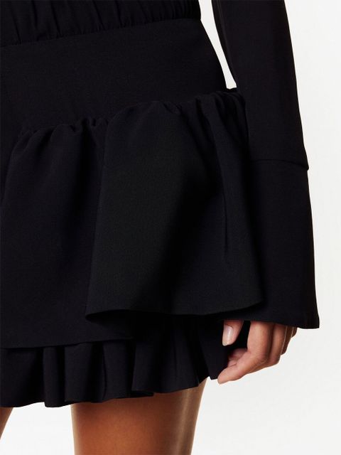 Rabanne layered ruffled mini skirt - Black - zdjęcie produktu nr 2