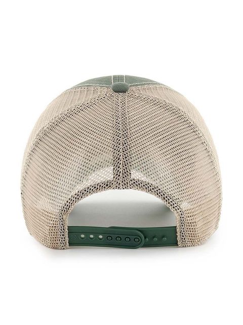 47 brand czapka z daszkiem MLB Oakland Athletics kolor zielony z aplikacją B-TSCLA18LAP-BTB