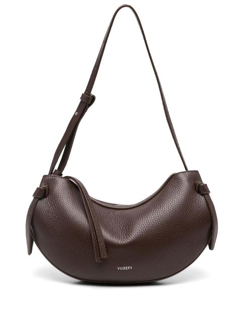 Yuzefi Fortune Cookie leather shoulder bag - Brown - zdjęcie produktu nr 1