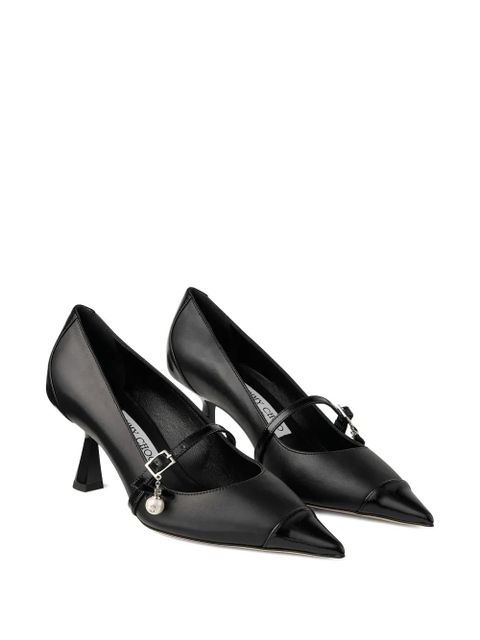 Jimmy Choo 65mm Aren pointed-toe pumps - Black - zdjęcie produktu nr 2