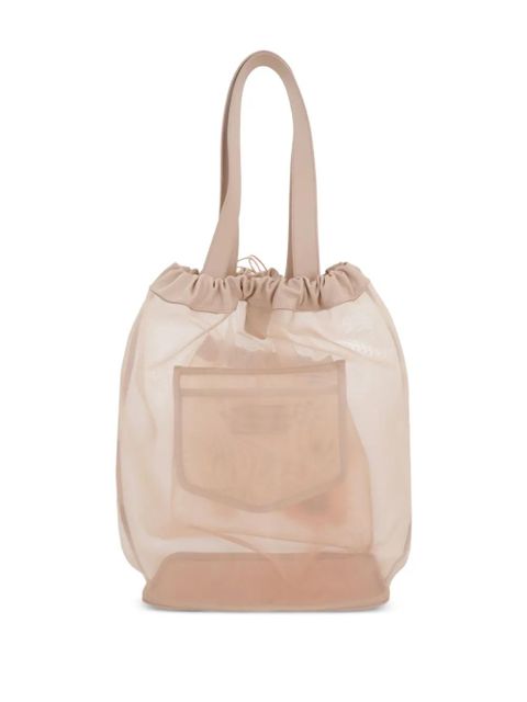 Simone Rocha mesh drawstring tote bag - Neutrals - zdjęcie produktu nr 2