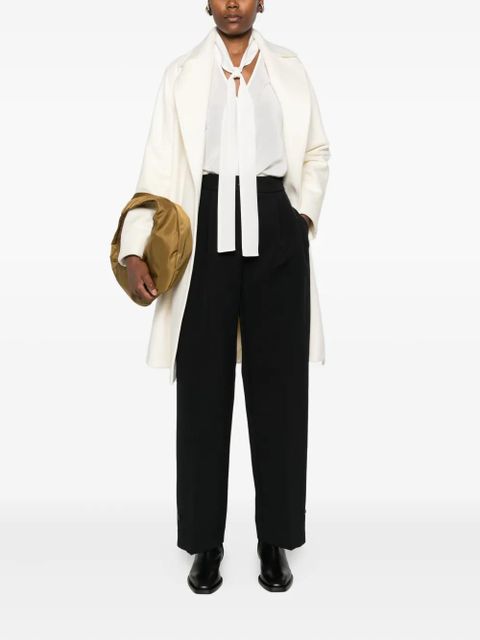 Max Mara tie-neck silk blouse - White - zdjęcie produktu nr 2
