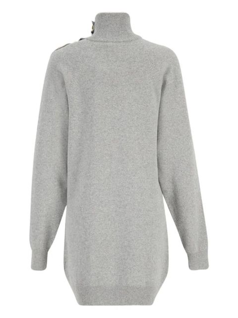 Balenciaga batwing button mini dress - Grey - zdjęcie produktu nr 2