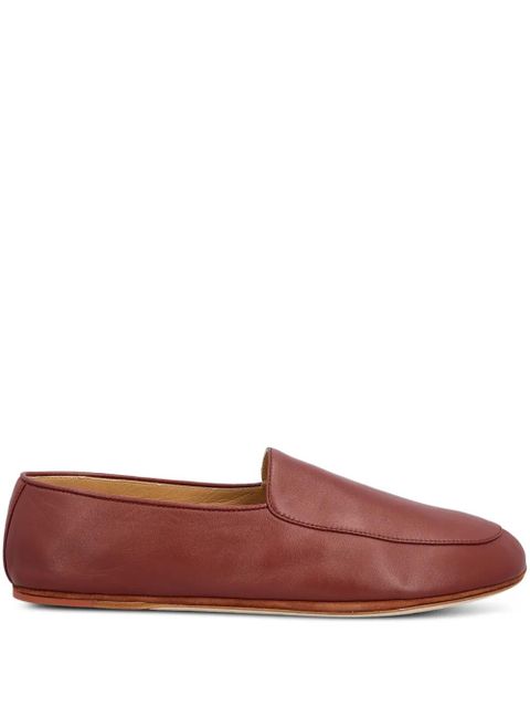 Loro Piana Anton Walk leather loafers - Brown - zdjęcie produktu nr 1