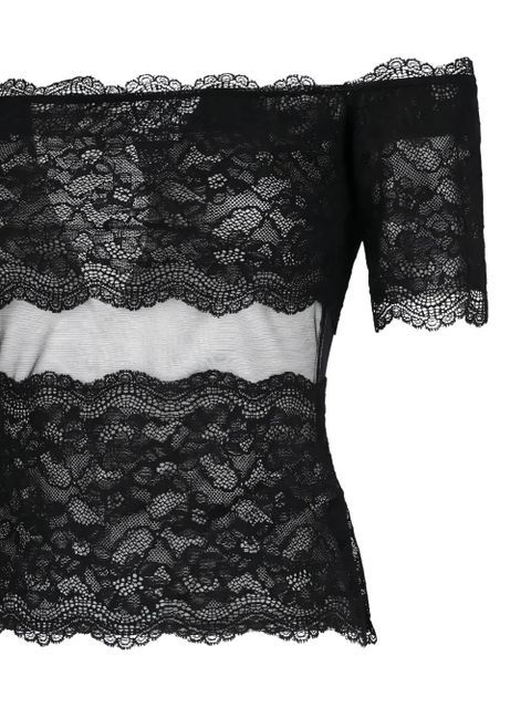 Blumarine lace blouse - Black