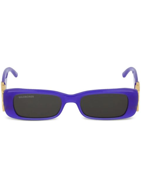 Balenciaga Eyewear rectangle-frame sunglasses - Purple - zdjęcie produktu nr 1
