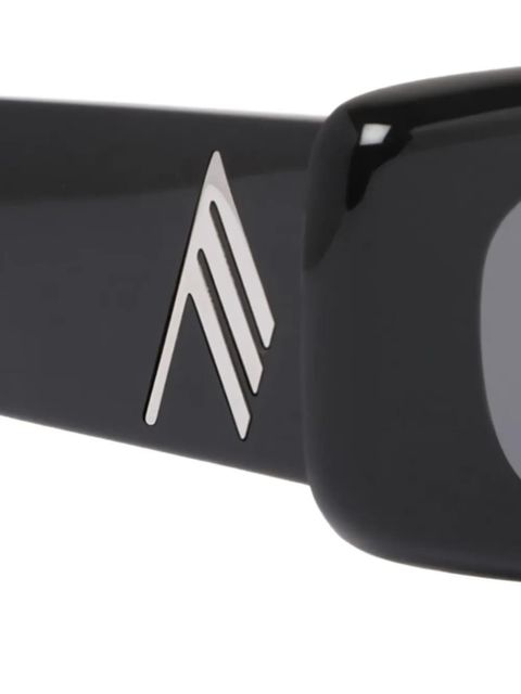 The Attico rectangle-frame sunglasses - Black