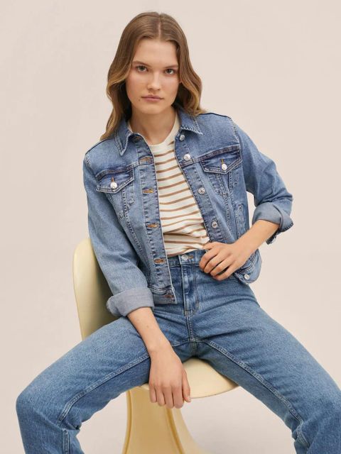 Dżinsy Mom z elastycznego denimu