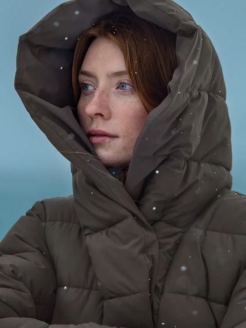 Didriksons kurtka NELLA kolor brązowy zimowa 505931