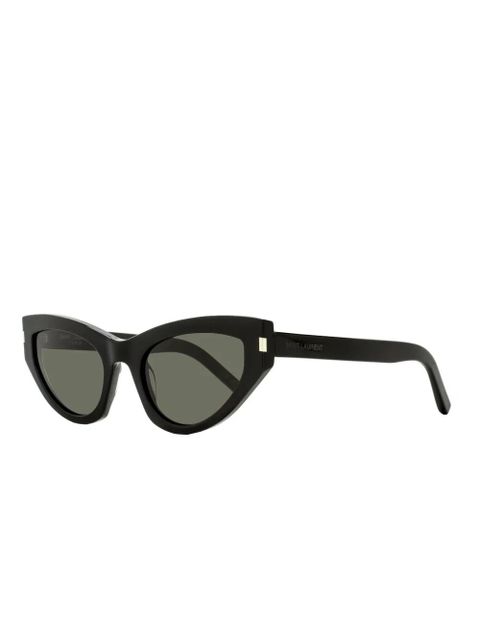 Saint Laurent Eyewear SL 214 Grace cat-eye sunglasses - Black - zdjęcie produktu nr 2