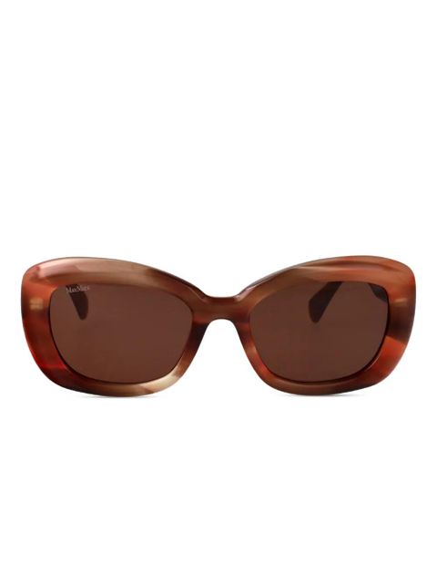 Max Mara Eyewear Elizabeth1 oval-frame sunglasses - Brown