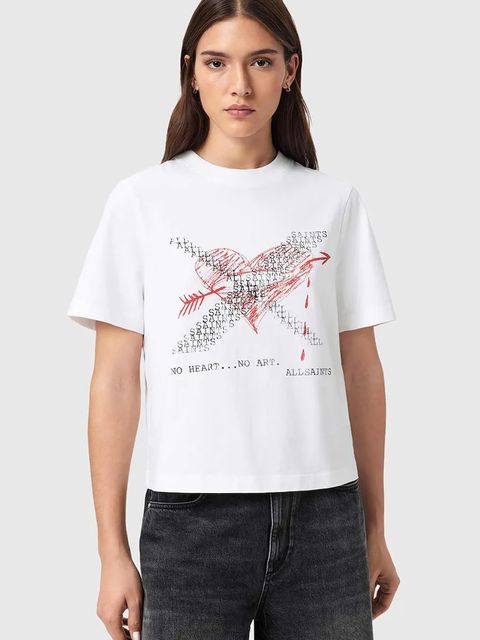 AllSaints t-shirt bawełniany HEARTACHE - zdjęcie produktu nr 1