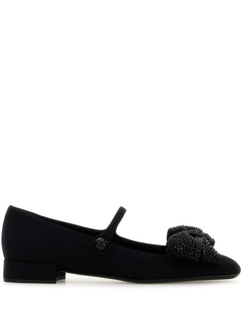 Valentino Garavani Bowjane ballerina shoes - Black - zdjęcie produktu nr 1