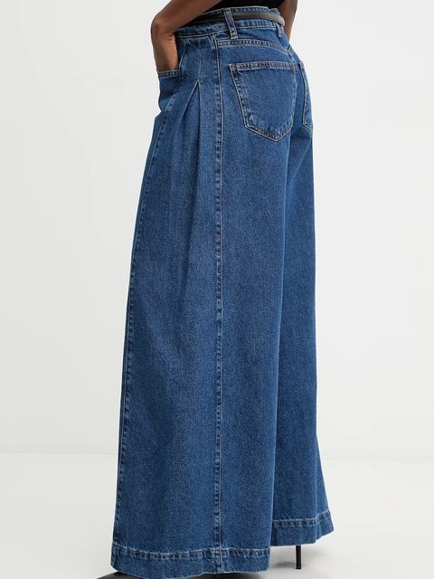 Answear.LAB jeansy damskie kolor niebieski