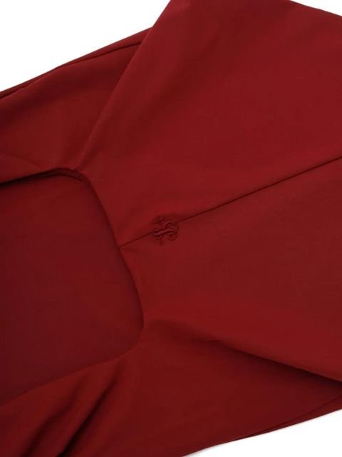 Jil Sander square-neck swimsuit - Red