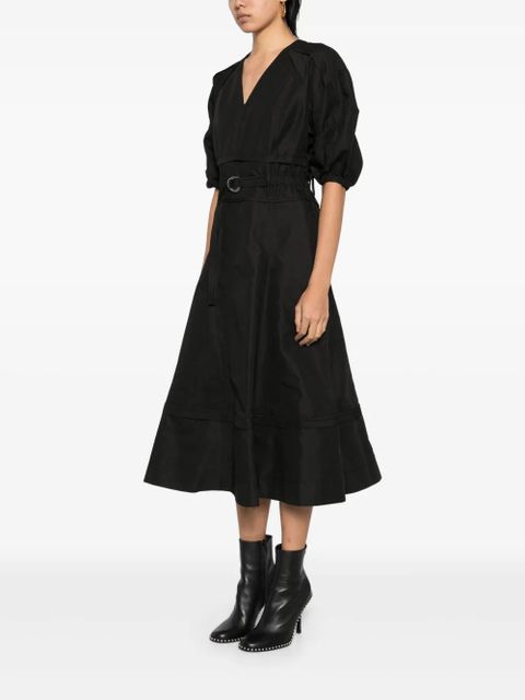 3.1 Phillip Lim gathered sleeves dress - Black
