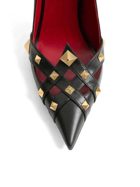 Valentino Garavani Studdy kidskin pumps 100mm - Black