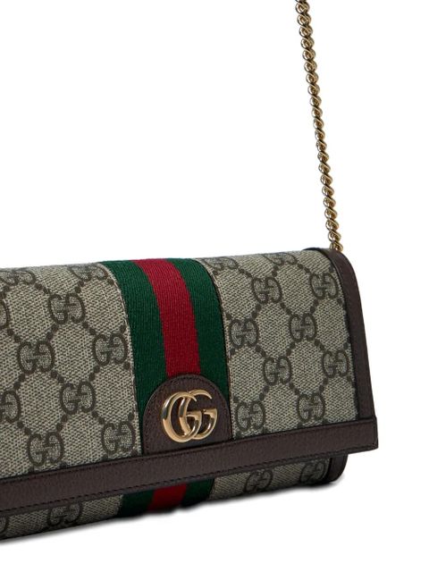 Gucci GG canvas chain wallet - Brown - zdjęcie produktu nr 2