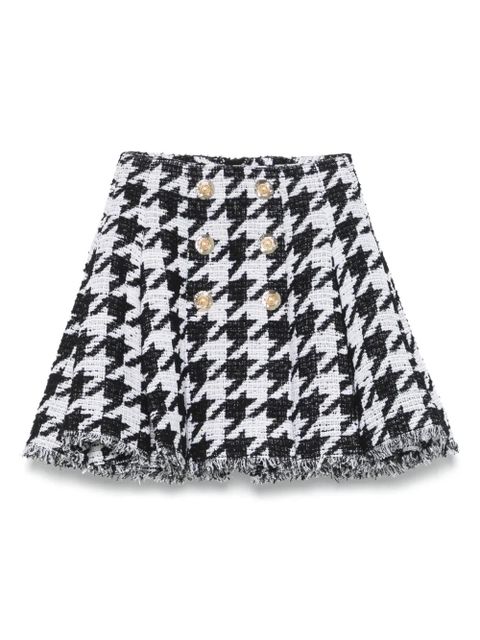 Balmain tweed A-line skirt - Black - zdjęcie produktu nr 1