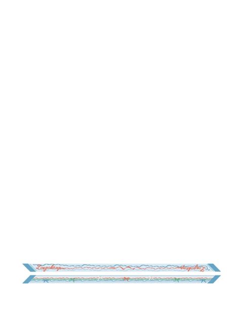 Longchamp Rubans scarf - Blue - zdjęcie produktu nr 1