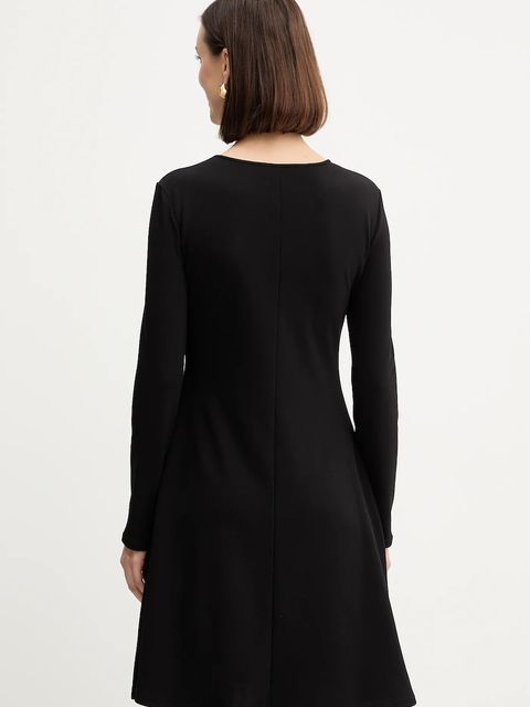 Weekend Max Mara sukienka CALIFFO kolor czarny mini rozkloszowana 2525626012600