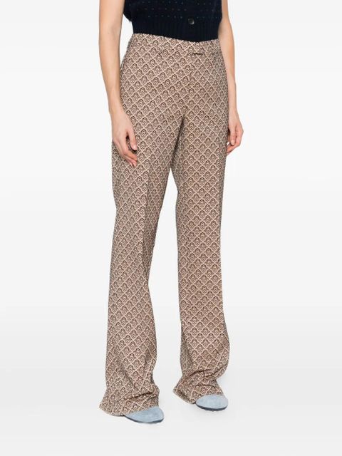 ETRO damask-pattern trousers - Neutrals