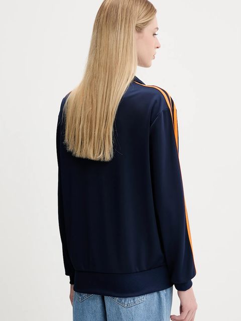 adidas Originals bluza Firebird damska kolor granatowy z aplikacją JW1247